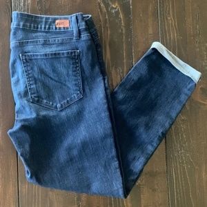 PAIGE ● Dark Wash Kylie Crop Stretch Jeans